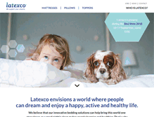 Tablet Screenshot of latexco.com